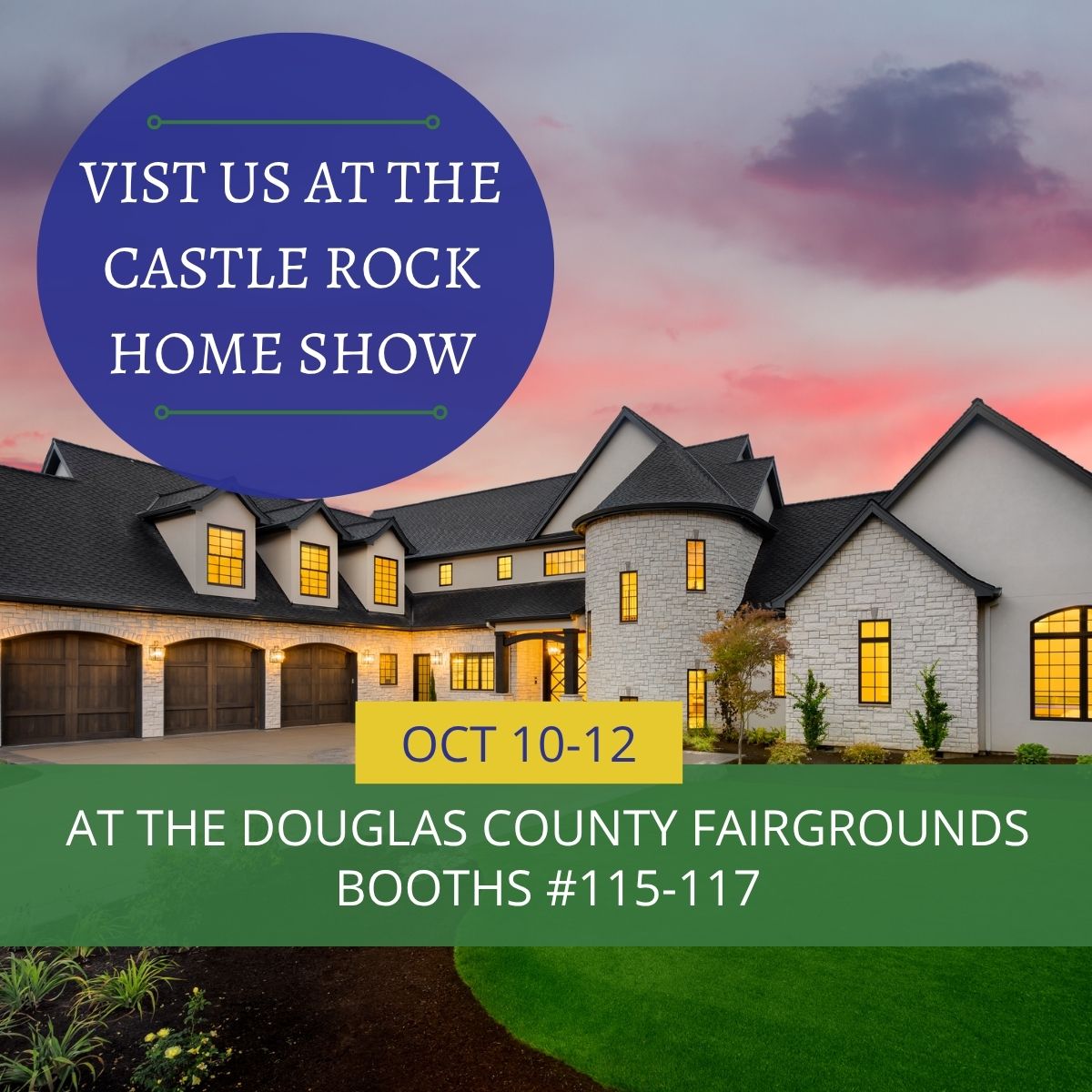 Visit Us at the Castle Rock Home Show