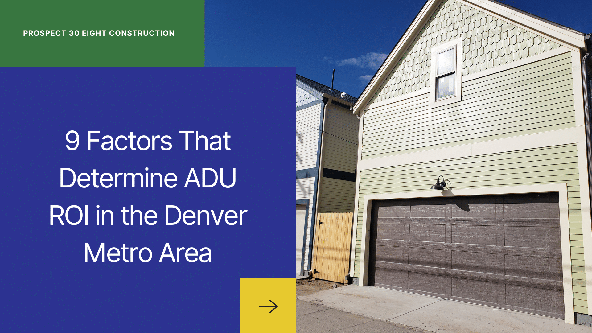 9 Factors That Determine ADU ROI in the Denver Metro Area